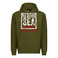 Army Green Bering Sea Fisherman second to none dutch harbor Alaska Premium Hoodie - longCreatives