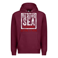 Burgundy Bering Sea Fisherman second to none dutch harbor Alaska Premium Hoodie - longCreatives