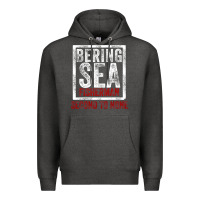 Charcoal Heather Bering Sea Fisherman second to none dutch harbor Alaska Premium Hoodie - longCreatives