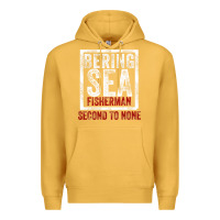 Mustard Bering Sea Fisherman second to none dutch harbor Alaska Premium Hoodie - longCreatives