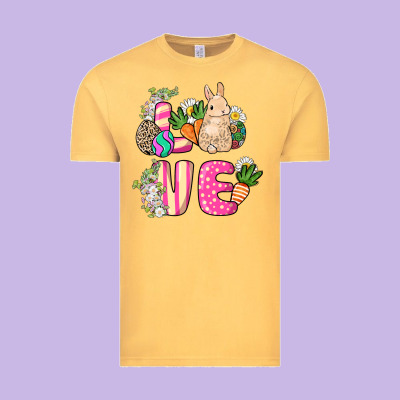 Love Easter Day Vintage Tee Designed By Howdyjamesfarm
