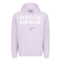 Lilac I_m With Barracuda Halloween Costume Party Matching Premium Hoodie - longCreatives