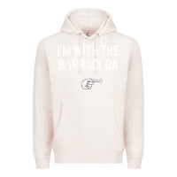Pale Pink I_m With Barracuda Halloween Costume Party Matching Premium Hoodie - longCreatives