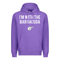 Purple I_m With Barracuda Halloween Costume Party Matching Premium Hoodie - longCreatives