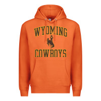 Carrot Wyoming Cowboys Men's Apparel Gameday Arch Over Cowboys Sweat Premium Hoodie - longCreatives