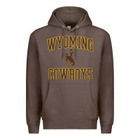 Coffee Wyoming Cowboys Men's Apparel Gameday Arch Over Cowboys Sweat Premium Hoodie - longCreatives