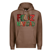Chestnut Feliz Navidad our lady of Guadalupe Christmas Premium Hoodie - Jasminsmagicworld