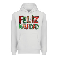 Dove Grey Feliz Navidad our lady of Guadalupe Christmas Premium Hoodie - Jasminsmagicworld