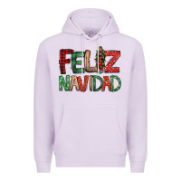 Lilac Feliz Navidad our lady of Guadalupe Christmas Premium Hoodie - Jasminsmagicworld