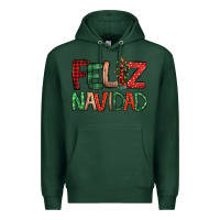 Sports Green Feliz Navidad our lady of Guadalupe Christmas Premium Hoodie - Jasminsmagicworld
