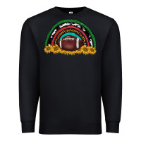 Black merry christmas sunflower rainbow Premium Sweatshirt - BarkalooDesign