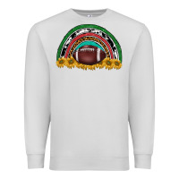 Dove Grey merry christmas sunflower rainbow Premium Sweatshirt - BarkalooDesign
