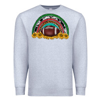 Heather Grey merry christmas sunflower rainbow Premium Sweatshirt - BarkalooDesign