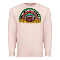 Pale Pink merry christmas sunflower rainbow Premium Sweatshirt - BarkalooDesign