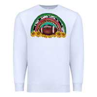White merry christmas sunflower rainbow Premium Sweatshirt - BarkalooDesign
