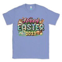 Colony Blue Happy Easter 2023 Classic Tee - HowdyJamesFarm