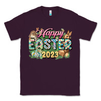 Plum Happy Easter 2023 Classic Tee - HowdyJamesFarm