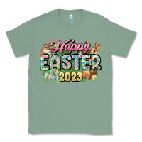 Sage Happy Easter 2023 Classic Tee - HowdyJamesFarm