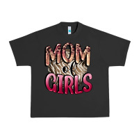 Pigment Black Mom of Girls Mother's Day Urban Heavy Tee - CowGirlArtShop