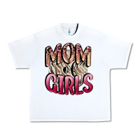 White Mom of Girls Mother's Day Urban Heavy Tee - CowGirlArtShop