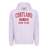 Lilac Cortland New York NY Vintage Sports Design Red Design Sweat Premium Hoodie - longCreatives
