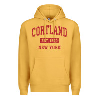 Mustard Cortland New York NY Vintage Sports Design Red Design Sweat Premium Hoodie - longCreatives