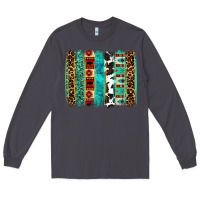 Smoke western brushstroke Long Sleeve Tee - OliviaCreatesArt