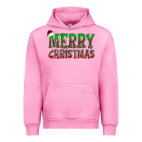 Fuchsia Pink merry christmas Urban Hoodie - AdoDesignShop