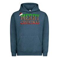 Pigment Midnight Navy merry christmas Urban Hoodie - AdoDesignShop