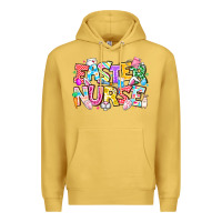Antique Gold Easter Nurse Premium Hoodie - CowhideDigitalArt