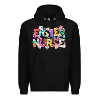 Black Easter Nurse Premium Hoodie - CowhideDigitalArt