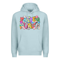 Blue Mist Easter Nurse Premium Hoodie - CowhideDigitalArt