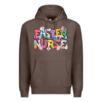 Coffee Easter Nurse Premium Hoodie - CowhideDigitalArt