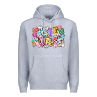 Heather Grey Easter Nurse Premium Hoodie - CowhideDigitalArt