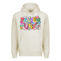 Oatmeal Heather Easter Nurse Premium Hoodie - CowhideDigitalArt