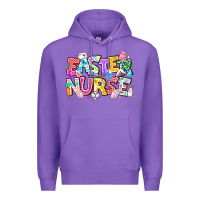 Purple Easter Nurse Premium Hoodie - CowhideDigitalArt
