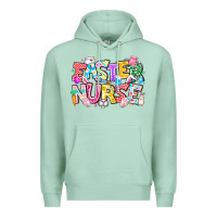 Seafoam Easter Nurse Premium Hoodie - CowhideDigitalArt