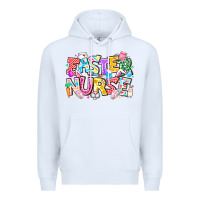 White Easter Nurse Premium Hoodie - CowhideDigitalArt