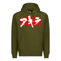 Army Green Akira Movie Classic Premium Hoodie - longCreatives