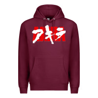Burgundy Akira Movie Classic Premium Hoodie - longCreatives
