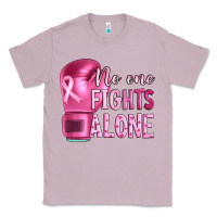 Lilac Breast cancer no one fights alone boxing Classic Tee - Artiststas