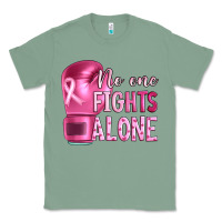 Sage Breast cancer no one fights alone boxing Classic Tee - Artiststas