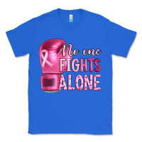True Royal Breast cancer no one fights alone boxing Classic Tee - Artiststas