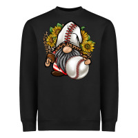 Black baseball gnome Heavyweight Sweatshirt - RacoonDesign