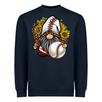 Navy baseball gnome Heavyweight Sweatshirt - RacoonDesign
