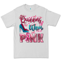Dove Grey Queens wear pink Breast Cancer Premium Tee - NancyCooperArtShop