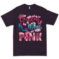 Plum Queens wear pink Breast Cancer Premium Tee - NancyCooperArtShop