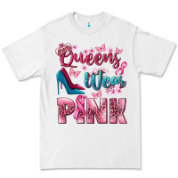 White Queens wear pink Breast Cancer Premium Tee - NancyCooperArtShop