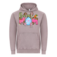 Vintage Zinc Easter Day Bunny mom Vintage Hoodie - OliviaCreatesArt
