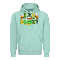 Seafoam bad and boozy wıth beer and coins Zipper Hoodie - Artiststas